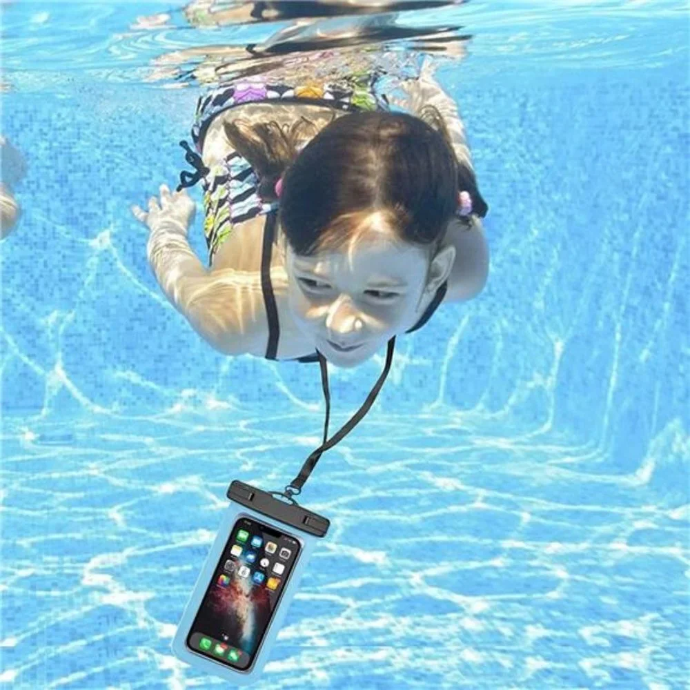 6 Pack Universal Waterproof Phone Pouch, Large Phone Waterproof Case Dry Bag